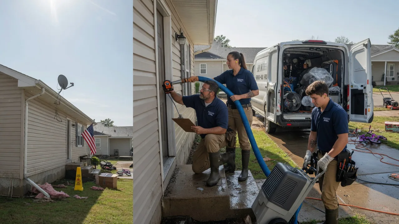 Ceiling Water Damage Restoration in Mendon, MI near me